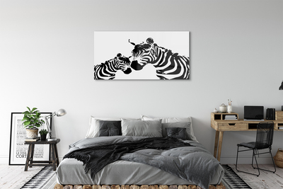 Acrylglasbilder Painted zebra