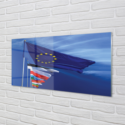 Acrylglasbilder Verschiedene flags