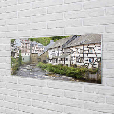 Acrylglasbilder Deutschland altbauten fluss