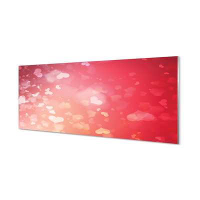 Acrylglasbilder Hintergrund rotes herz