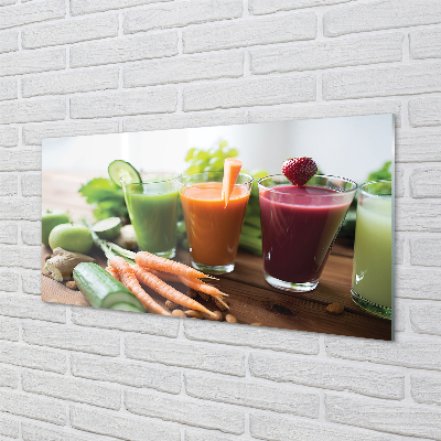 Acrylglasbilder Gemüsecocktails