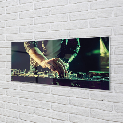Acrylglasbilder Konsole dj-kopfhörer