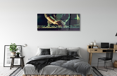 Acrylglasbilder Konsole dj-kopfhörer