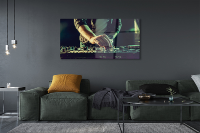 Acrylglasbilder Konsole dj-kopfhörer