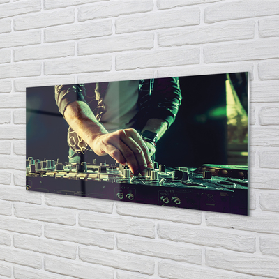 Acrylglasbilder Konsole dj-kopfhörer