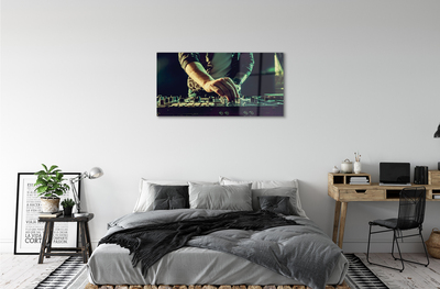 Acrylglasbilder Konsole dj-kopfhörer