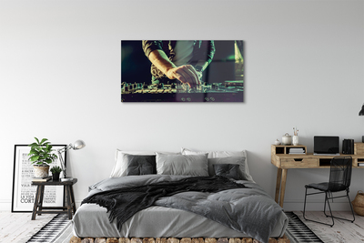 Acrylglasbilder Konsole dj-kopfhörer