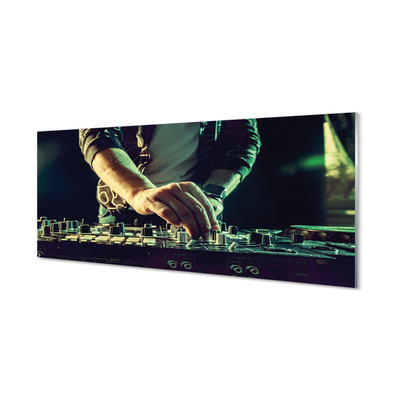 Acrylglasbilder Konsole dj-kopfhörer