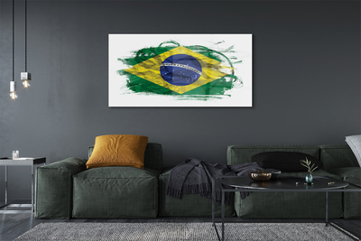 Acrylglasbilder Brasilien-flagge