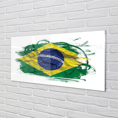 Acrylglasbilder Brasilien-flagge