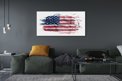 Acrylglasbilder United states flag