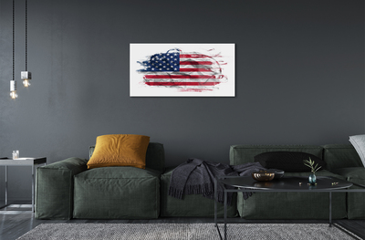 Acrylglasbilder United states flag