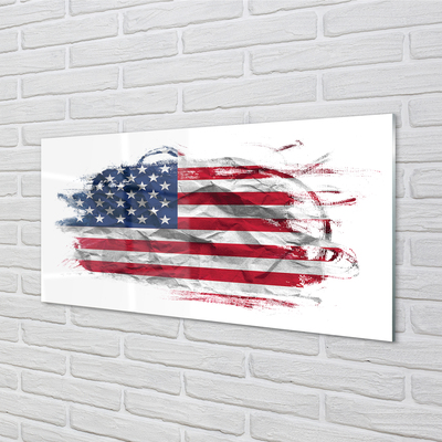 Acrylglasbilder United states flag