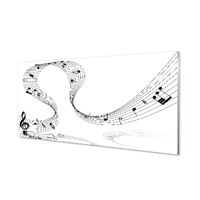 Acrylglasbilder Notenschlüssel