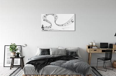 Acrylglasbilder Notenschlüssel
