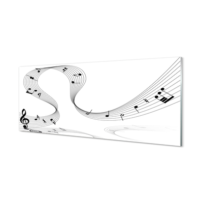 Acrylglasbilder Notenschlüssel