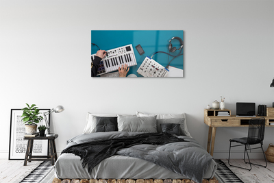 Acrylglasbilder Konsole dj-kopfhörer