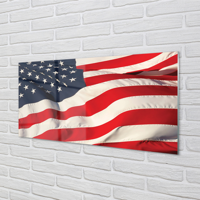 Acrylglasbilder United states flag