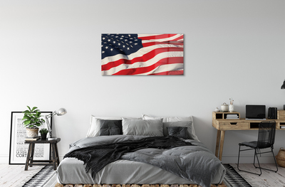 Acrylglasbilder United states flag