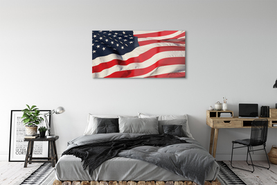 Acrylglasbilder United states flag