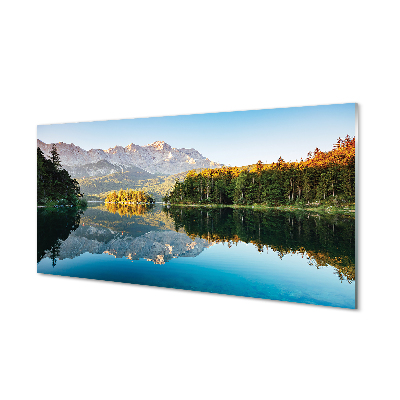 Acrylglasbilder Lake forest deutschland berg