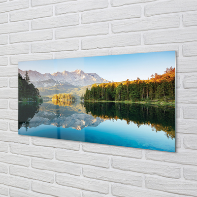 Acrylglasbilder Lake forest deutschland berg