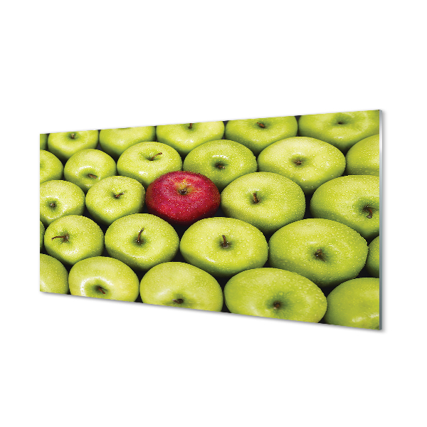 Acrylglasbilder Die grüne und rote äpfel