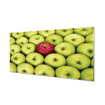 Acrylglasbilder Die grüne und rote äpfel