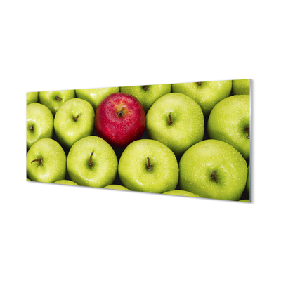 Acrylglasbilder Die grüne und rote äpfel