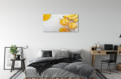 Acrylglasbilder Smoothie mango banana