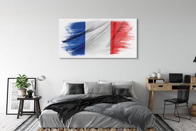 Acrylglasbilder Die flagge von frankreich