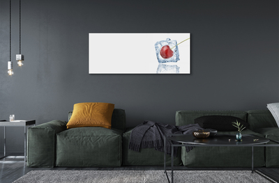 Acrylglasbilder Kirsche eiswürfel