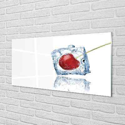 Acrylglasbilder Kirsche eiswürfel