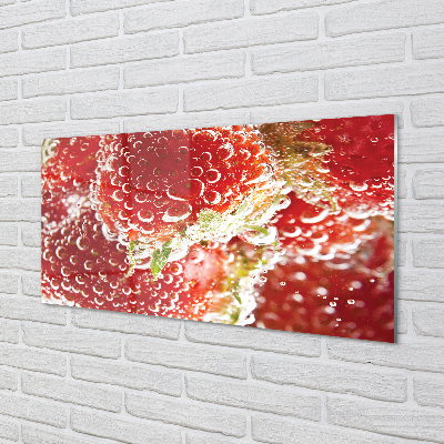 Acrylglasbilder Nasse erdbeeren