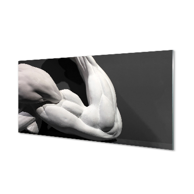 Acrylglasbilder Schwarz-weiß-muskel