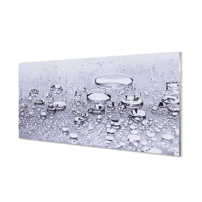 Acrylglasbilder Wassertropfen makro