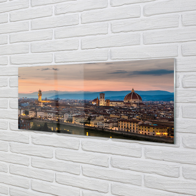 Acrylglasbilder Italien panorama kathedrale berge