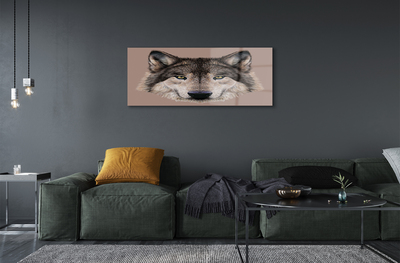 Acrylglasbilder Gemalter wolf