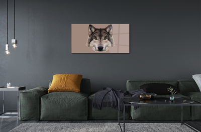 Acrylglasbilder Gemalter wolf
