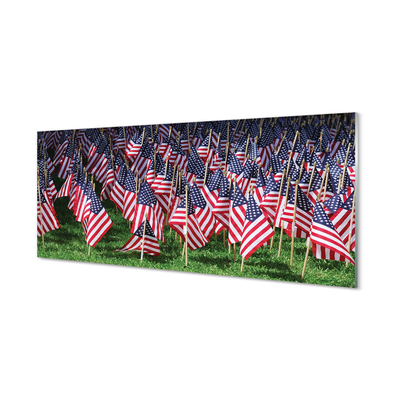 Acrylglasbilder Usa flags