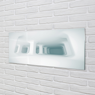 Acrylglasbilder Weiß 3d-unterstützung