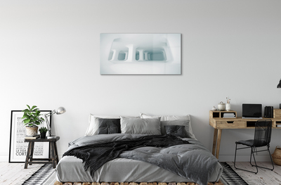 Acrylglasbilder Weiß 3d-unterstützung