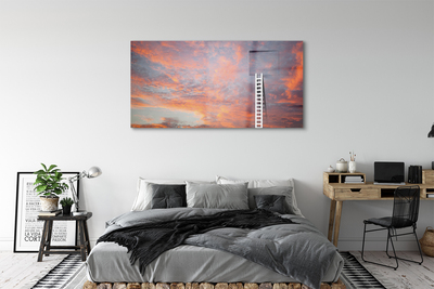 Acrylglasbilder Sunset himmel ladder