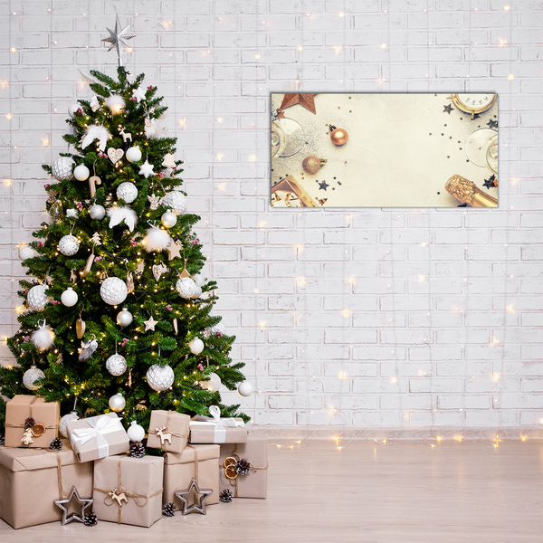 Acrylglasbilder Weihnachtskugeln