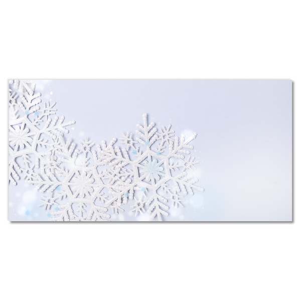 Acrylglasbilder Schneeflocken Winter-Schnee