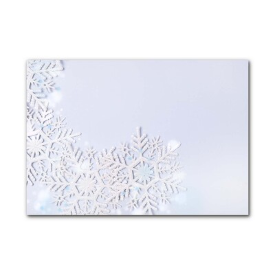 Acrylglasbilder Schneeflocken Winter-Schnee
