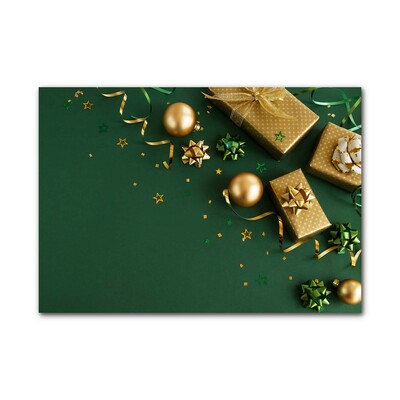 Glasbild aus Plexiglas® Geschenke Winter-Feiertags-Dekorationen