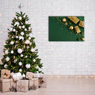Glasbild aus Plexiglas® Geschenke Winter-Feiertags-Dekorationen