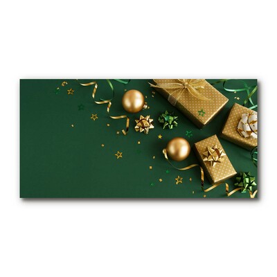 Glasbild aus Plexiglas® Geschenke Winter-Feiertags-Dekorationen