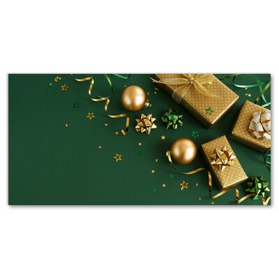 Glasbild aus Plexiglas® Geschenke Winter-Feiertags-Dekorationen